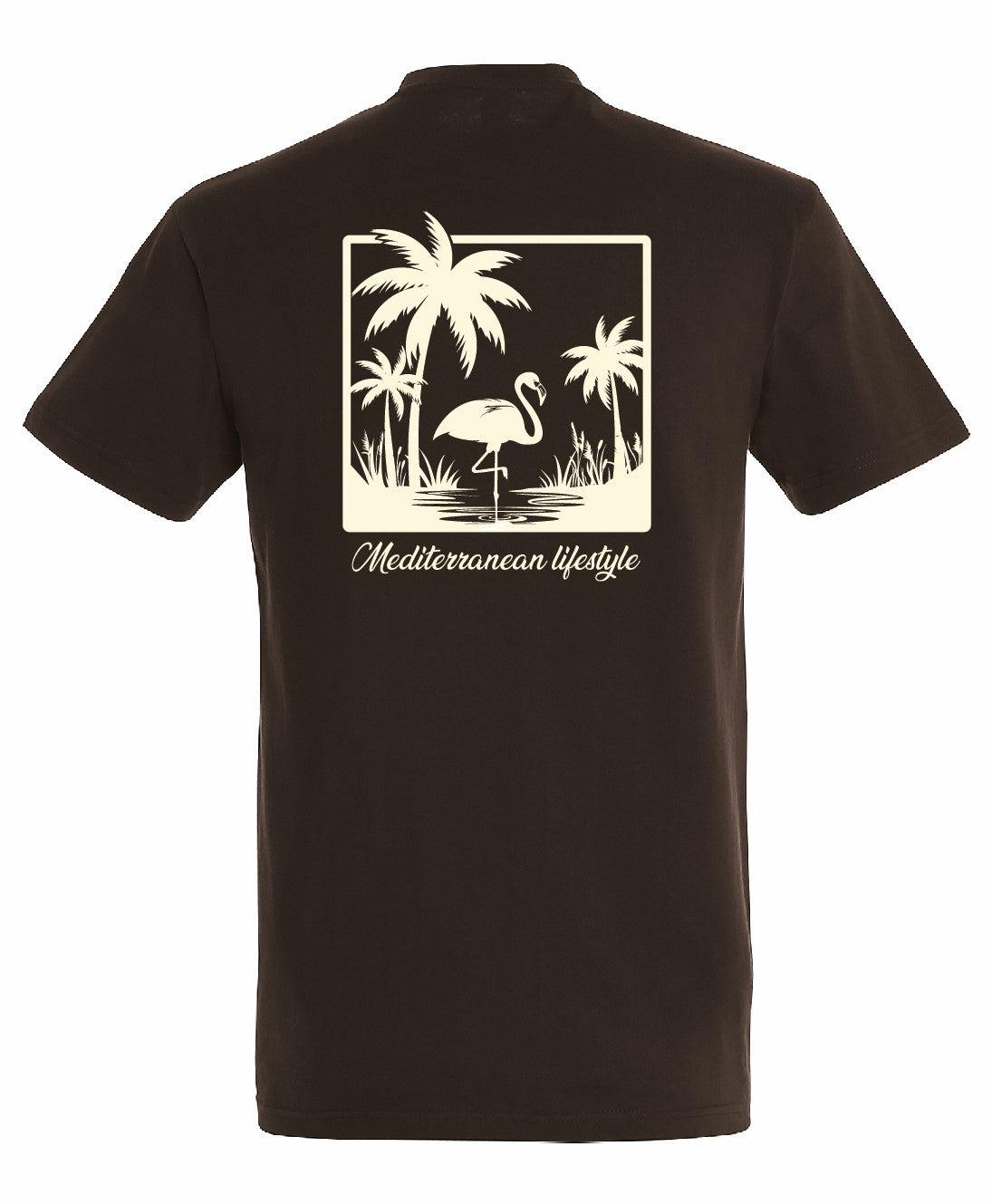 T-shirt chocolat Mediterranean Lifestyle
