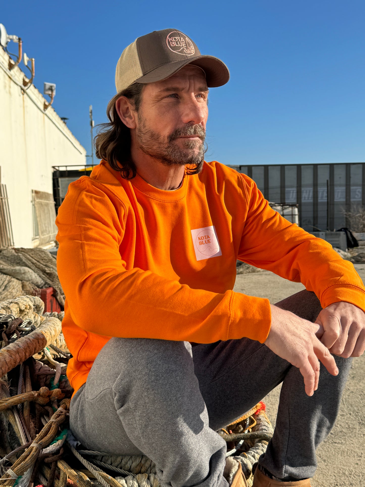 Sweat orange crush unisexe