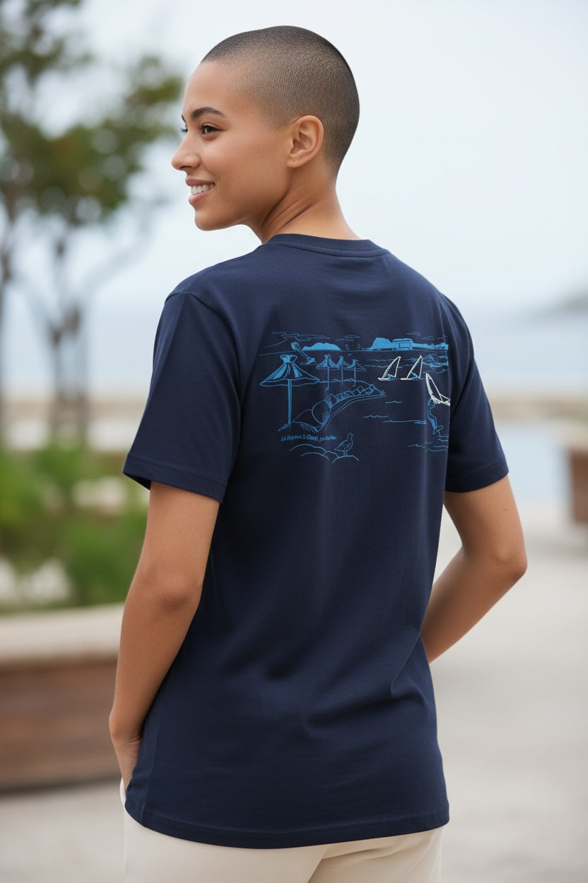 T-shirt Homme Blue Navy, Spot du Neptune Club de La Ciotat