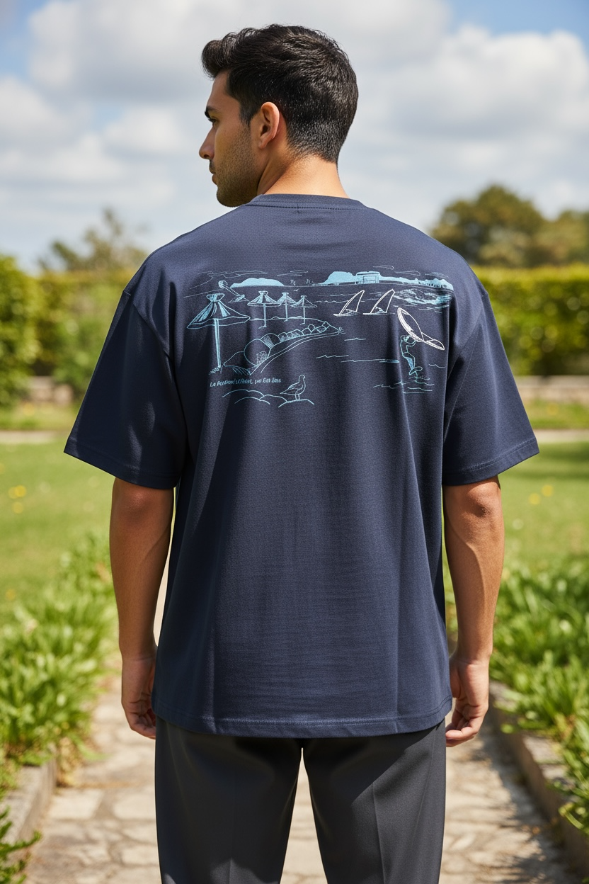 T-shirt Homme Blue Navy, Spot du Neptune Club de La Ciotat