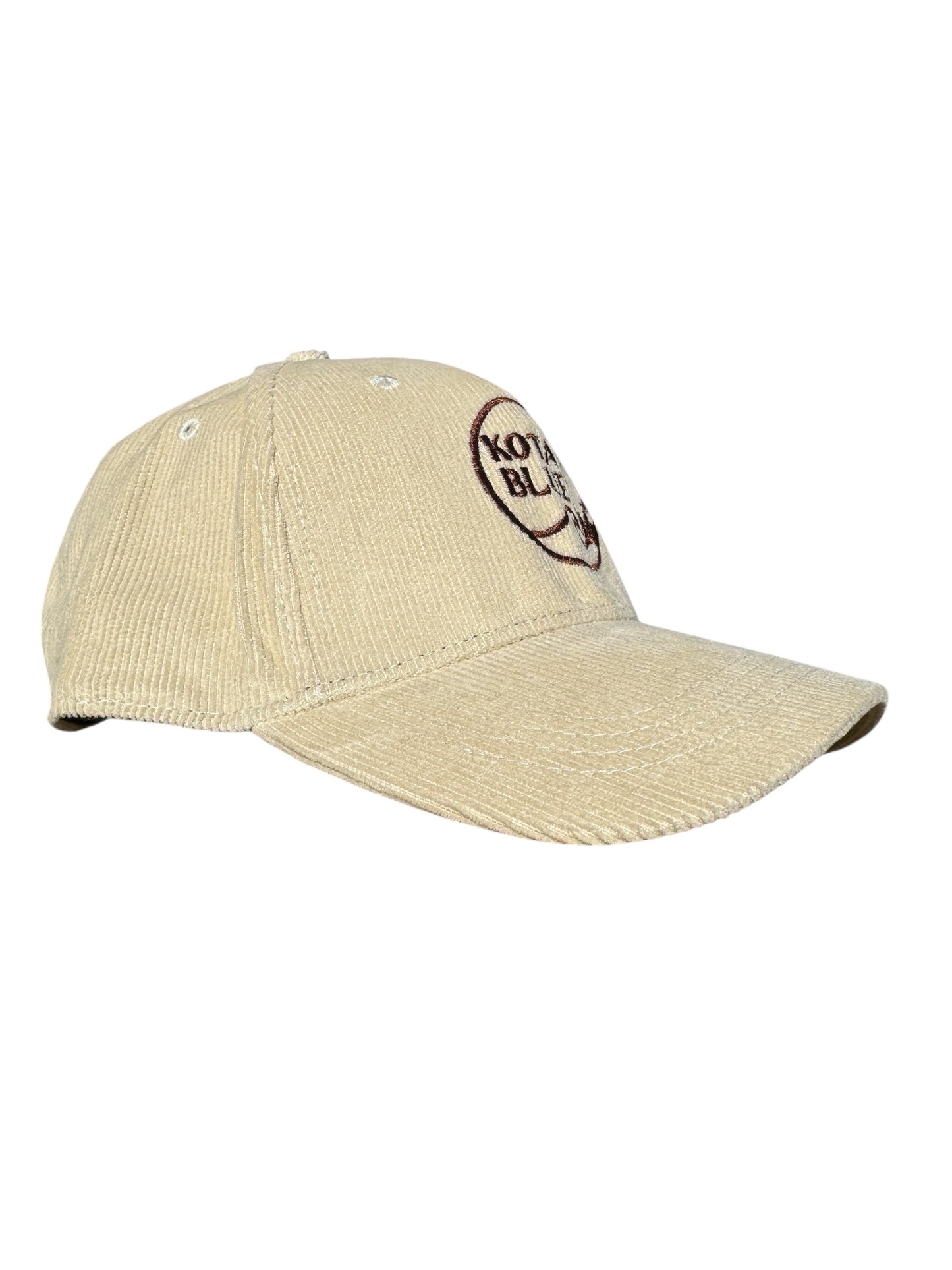 casquette sand vanilla velours côtelé