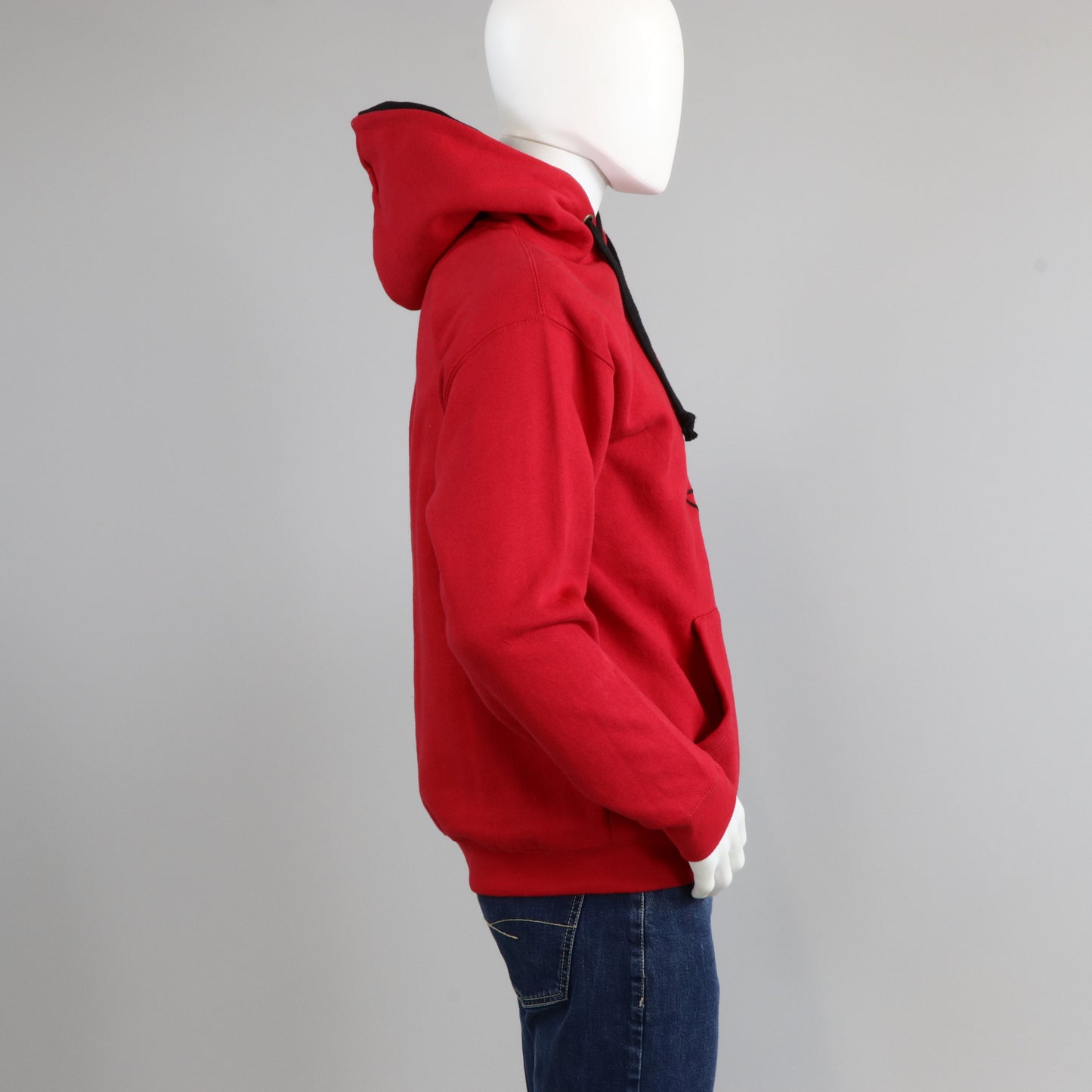 Sweat rouge et noir unisexe