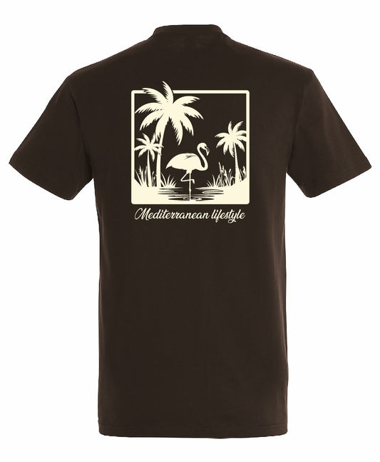 T-shirt chocolat Mediterranean Lifestyle