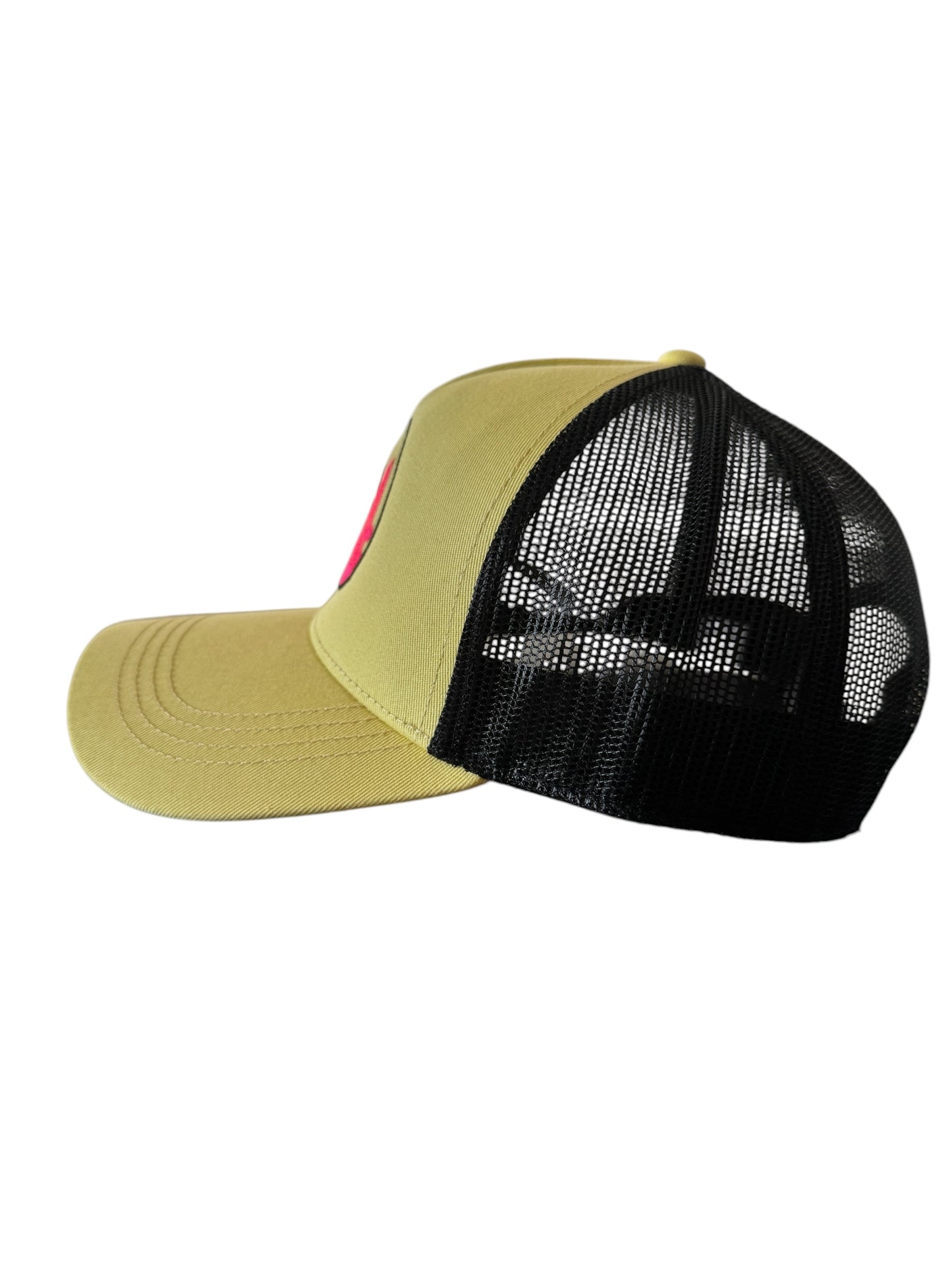 Casquette Retro jaune pale