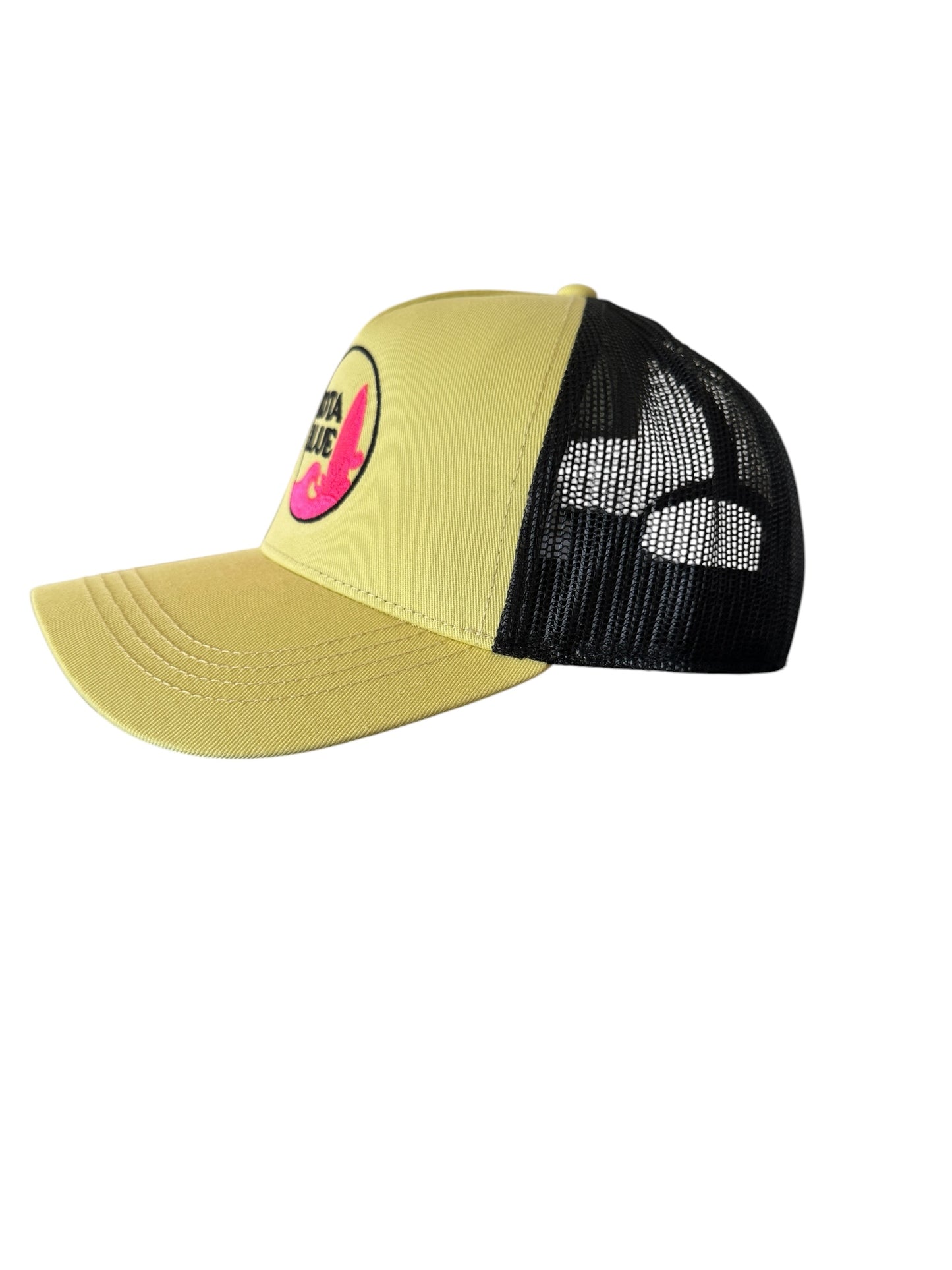 Casquette Retro jaune pale