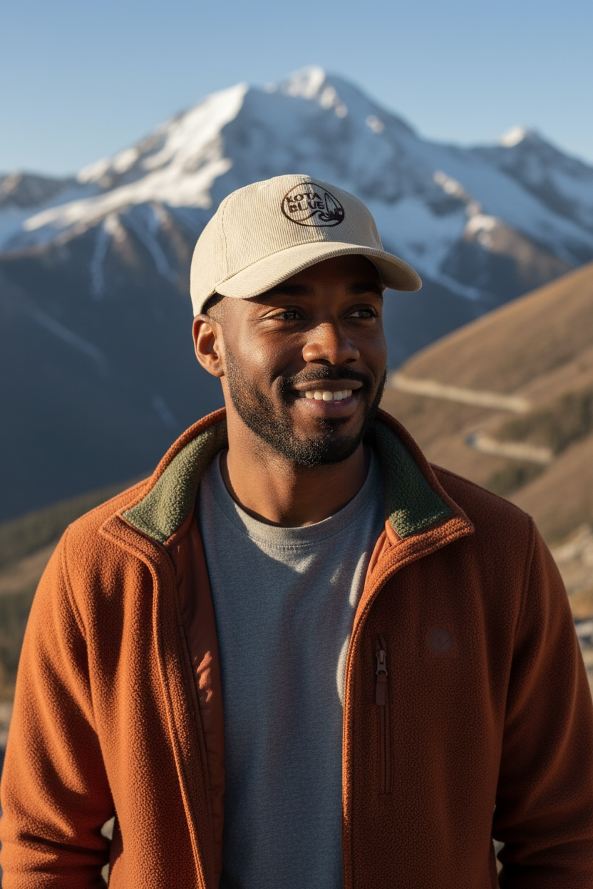 casquette sand vanilla velours côtelé