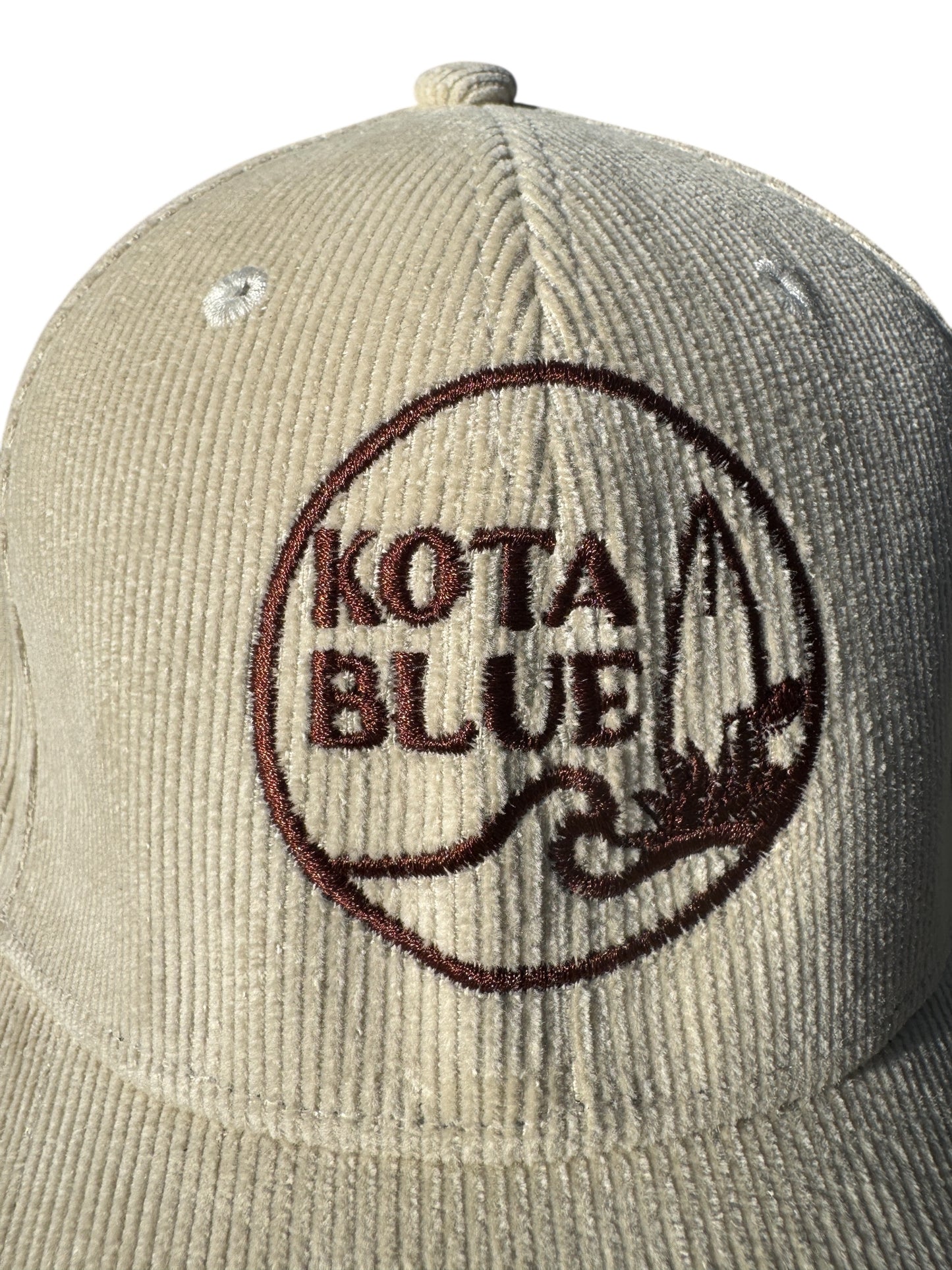 casquette sand vanilla velours côtelé