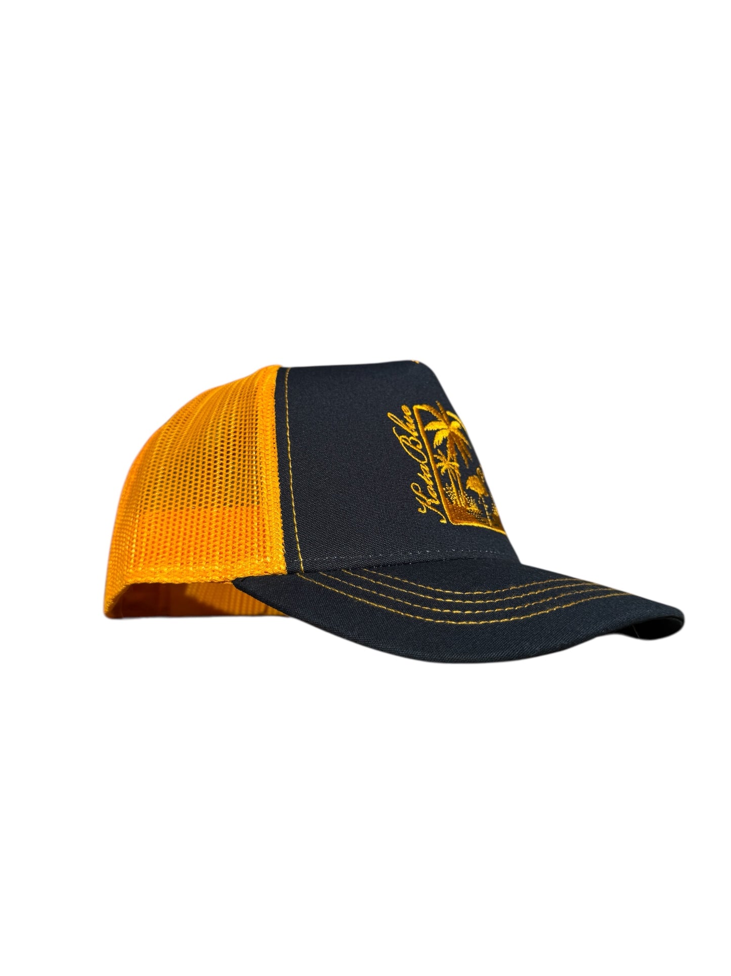 Casquette Retro Trucker Blue Navy/orange