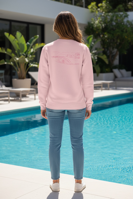 Sweat Rose Pâle unisexe