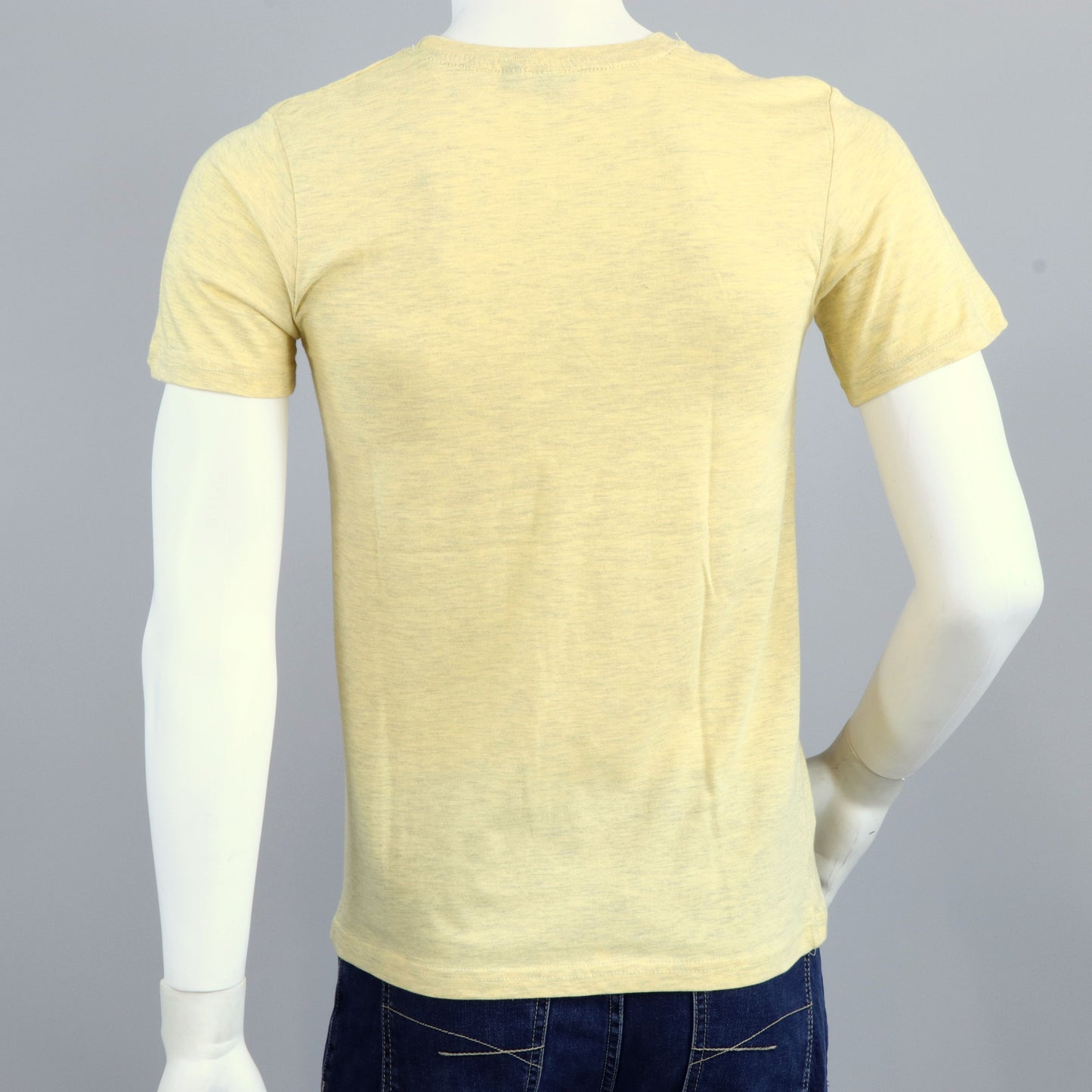 T-shirt yellow surf avec la vague de Carro en blanc