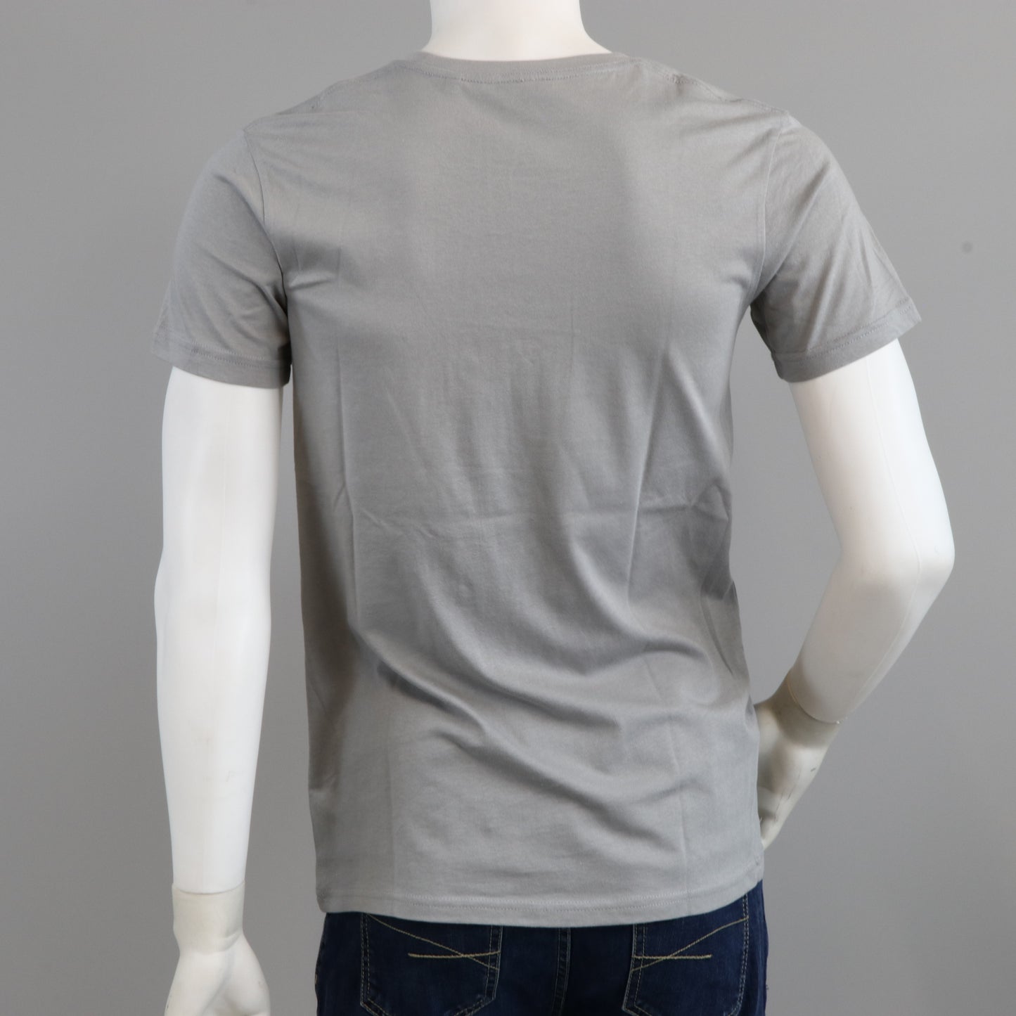 T-shirt Homme coton bio à manches courtes gris