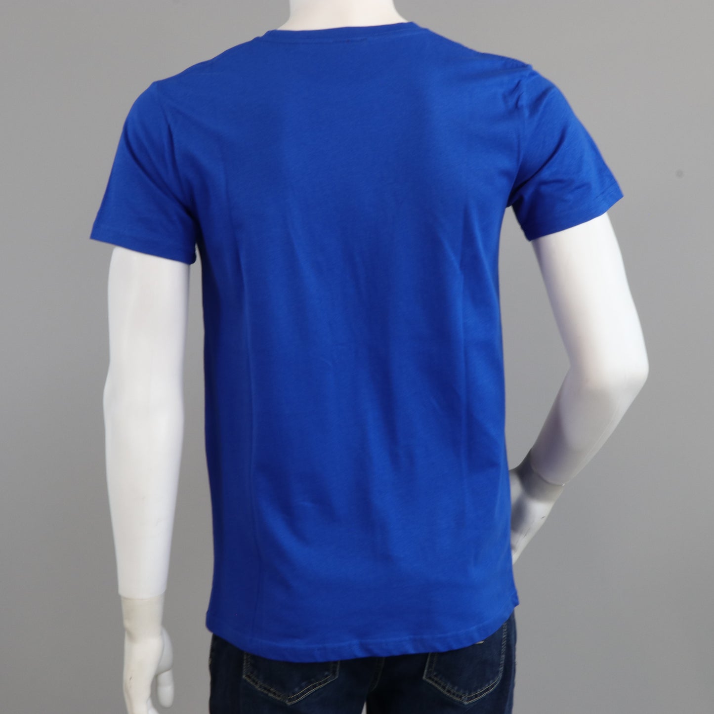 T-shirt Homme bleu roi en coton bio - "Cardinale"